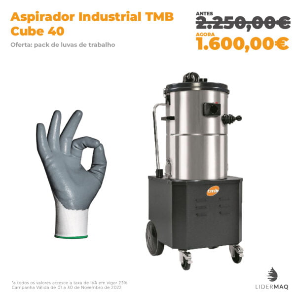 aspirador TMB Cube 40 - Lidermaq