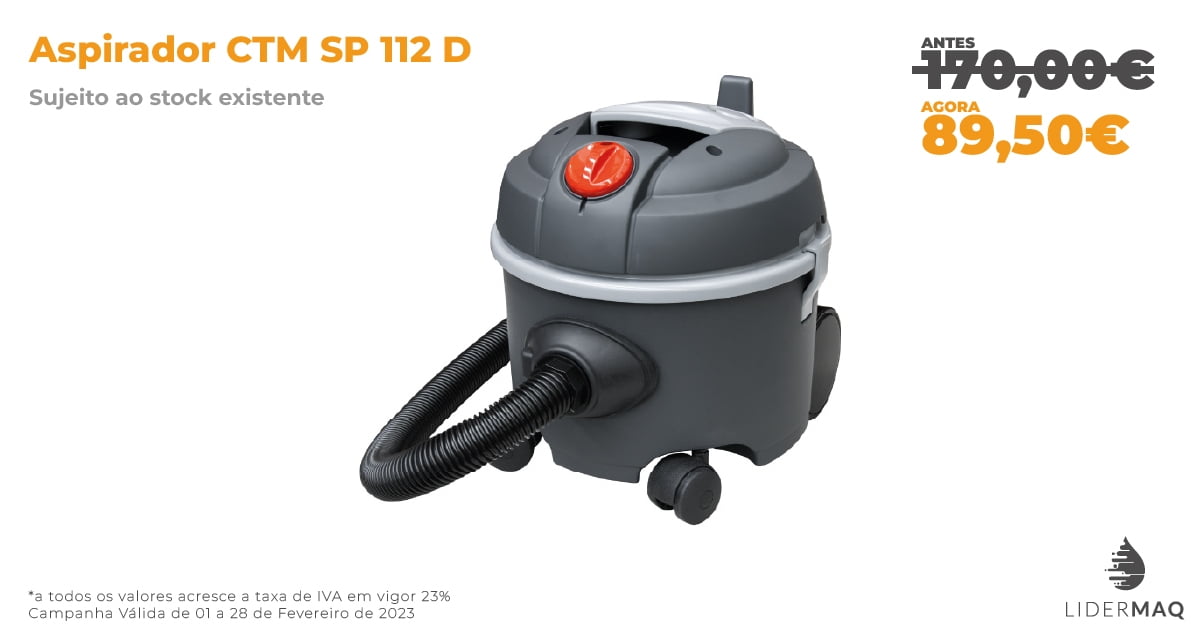 Aspirador CTM SP 112 D - Promoção - Lidermaq