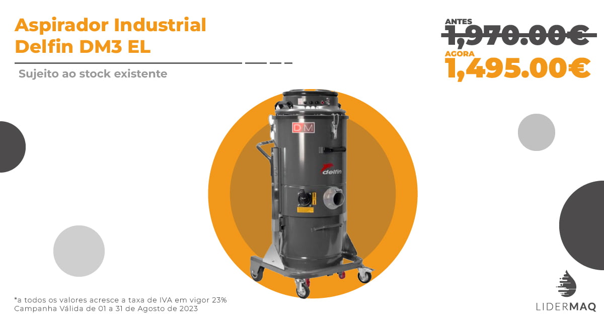 Aspirador Industrial Delfin DM3 EL Promoção - Lidermaq