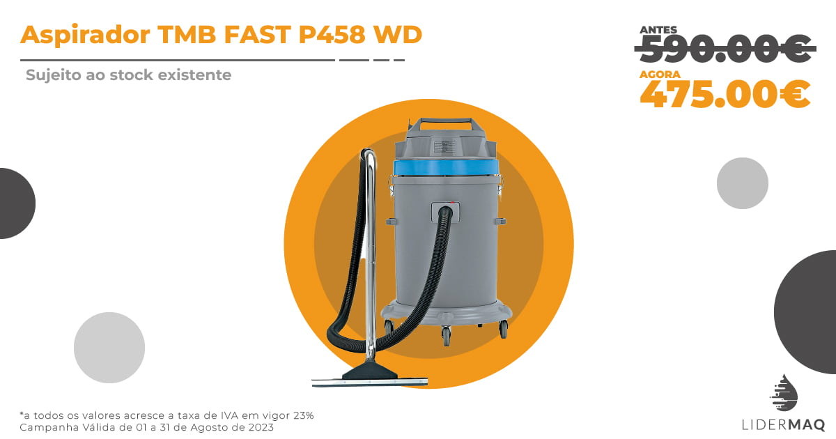 Aspirador TMB FAST P458 WD Promoção - Lidermaq