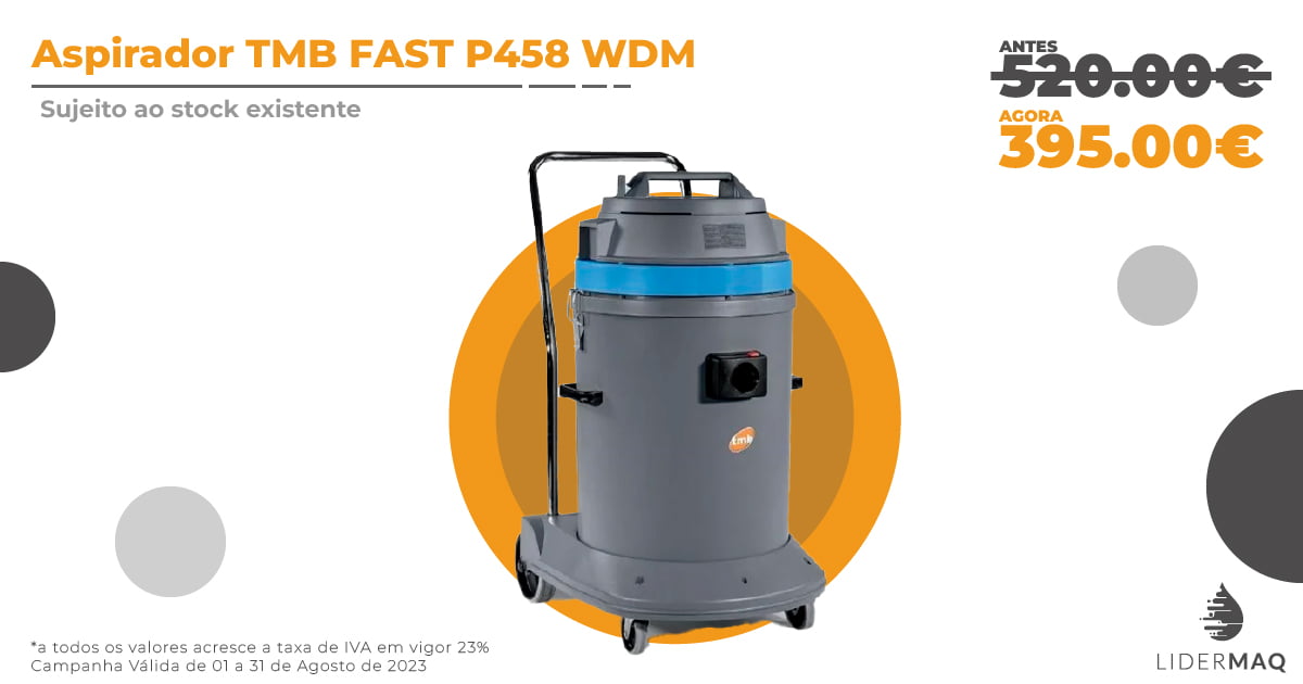 Aspirador TMB FAST P458 WDM Promoção - Lidermaq